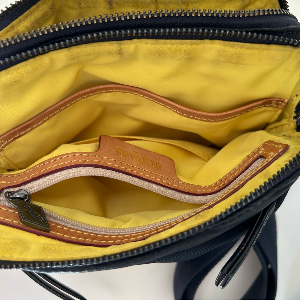 MZ Wallace Quilted Navy Crossbody with Braided Strap - Picture 9 of 11